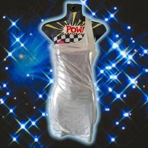 Space Babe Bodycon One Shoulder Strap Mini Dress